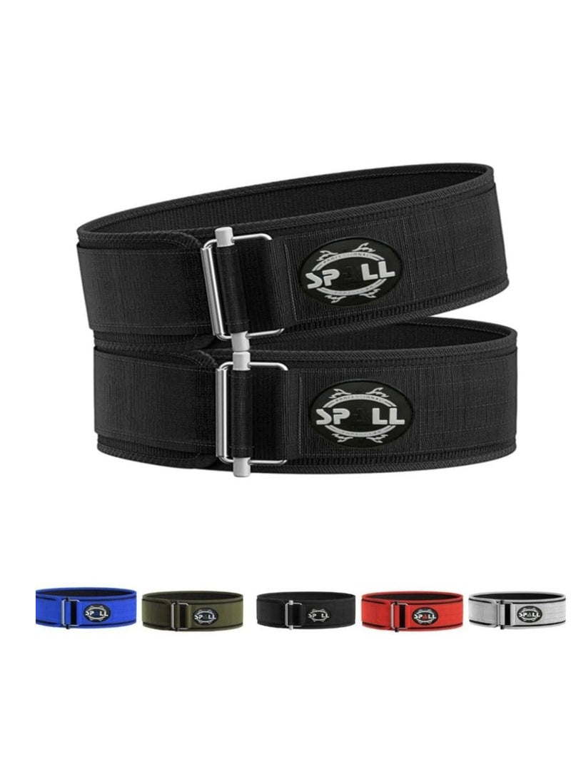 سبال حزام جلدي لرفع الأثقال مقاس S/M/L/XL قابل للتعديل للاستخدام المنزلي، وتدريب قوة الجسم والخصر، وتمارين القرفصاء، وتمارين اللياقة البدنية، ومعدات رفع الأثقال - Image 1