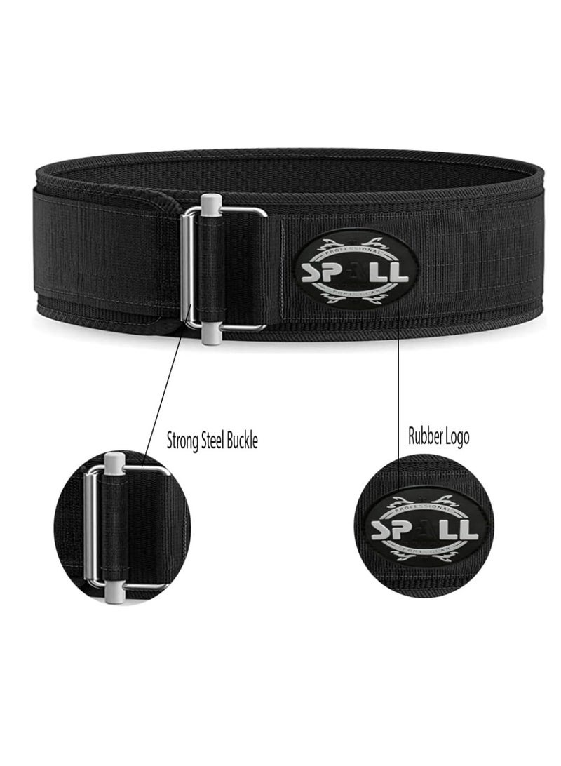 سبال حزام جلدي لرفع الأثقال مقاس S/M/L/XL قابل للتعديل للاستخدام المنزلي، وتدريب قوة الجسم والخصر، وتمارين القرفصاء، وتمارين اللياقة البدنية، ومعدات رفع الأثقال - Image 2