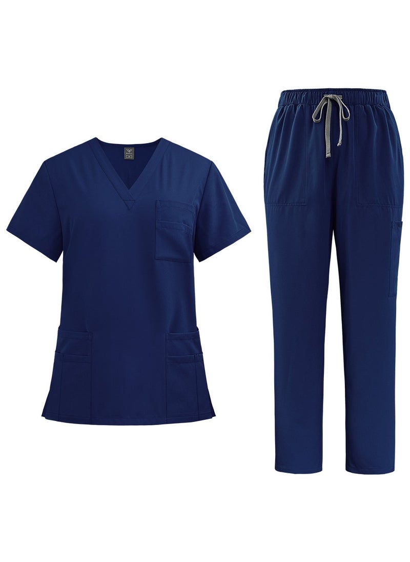 KUYING New V-neck Split Style Medical Work Uniform  - Image 1