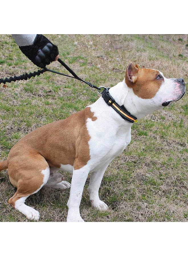 NIBEMINENT Adjustable Reflective Collar Black/Orange 34grams - Image 3