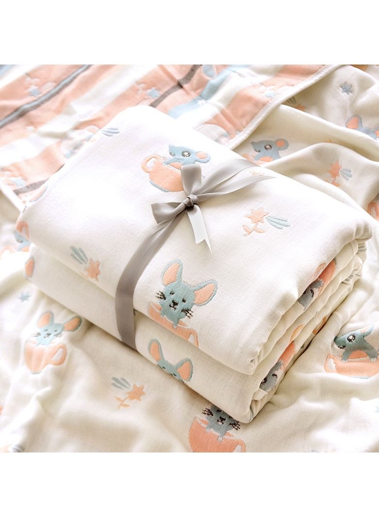 Pure Cotton Cartoon Printed Bath Towels