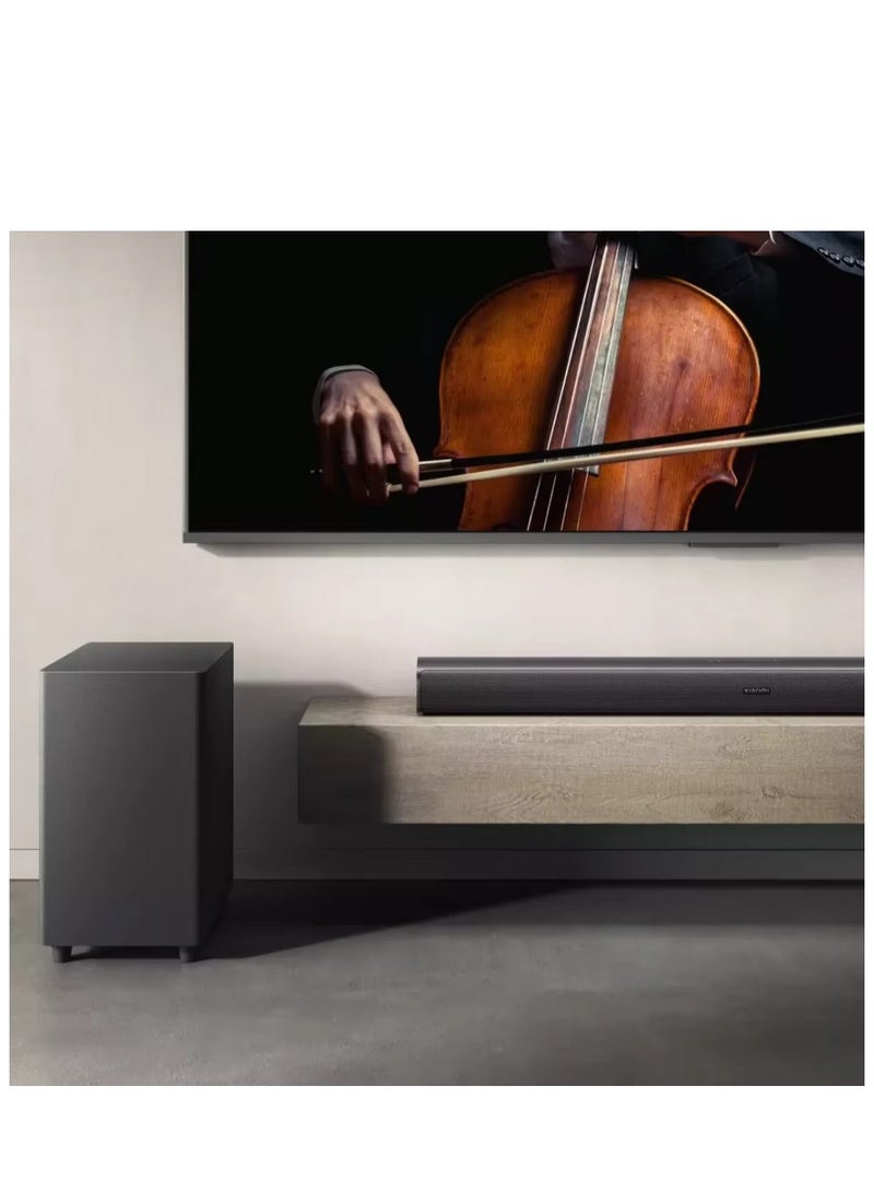 2.1 Channel Soundbar with Wired Subwoofer, 120W Powerful Bass, Bluetooth 5.0, HDMI ARC, Optical/AUX Input, for TV, Movies, Gaming – Easy Setup, Wall Mountable"  - Image 5