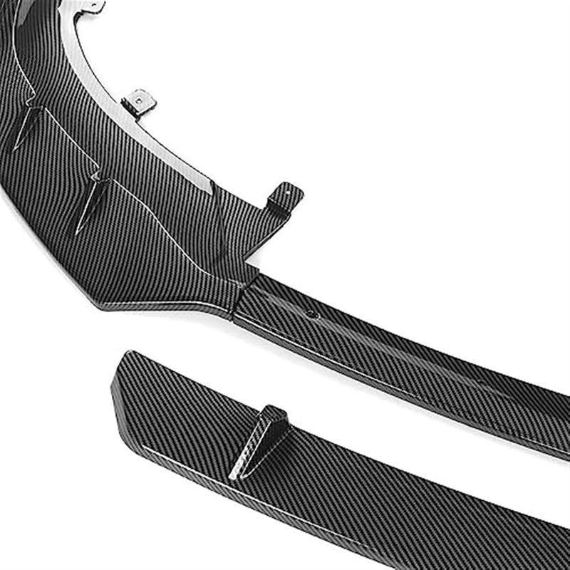 QASULER 4-Piece Car Front Bumper Splitter Lip Diffuser Spoiler Kit - Image 3