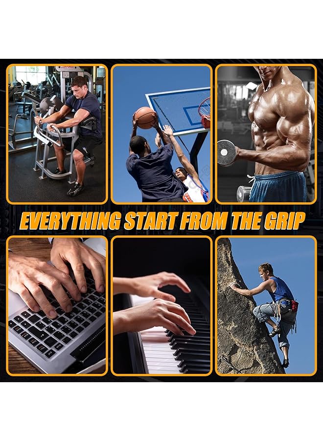 SAGREENY Metal Grip Strength Trainer Set 100LB 200LB Hand Grip Strengthener Forearm Strengthener No Slip Heavy Duty Finger Exerciser Hand Gripper for Wrist Rehabilitation & Hand Exerciser - Image 4