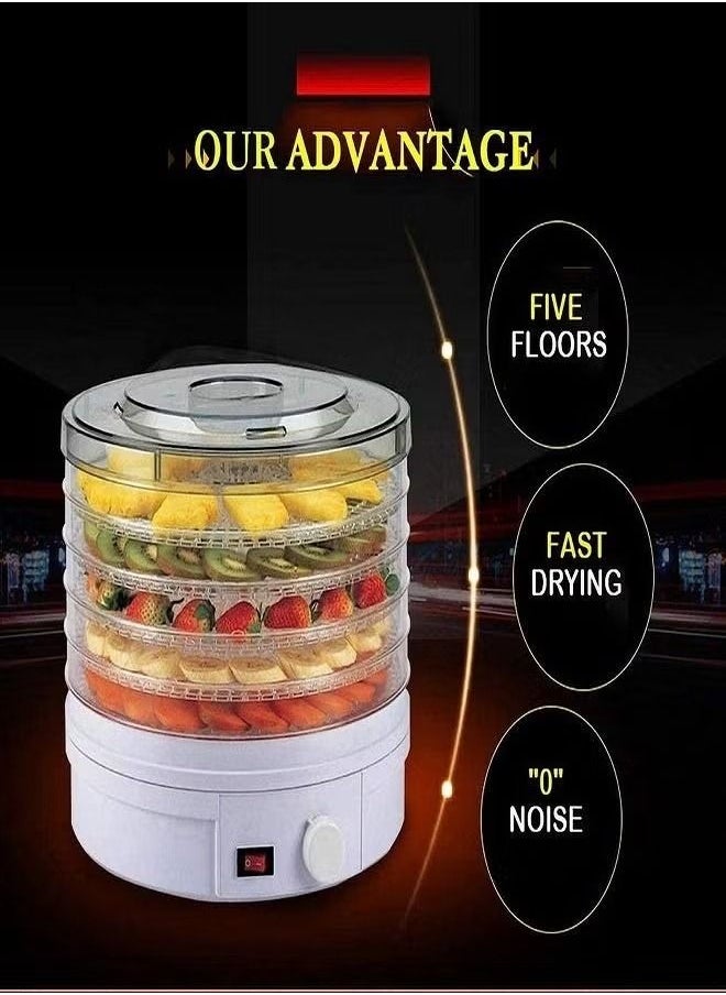 Generic - Dehydrators, 245 W Dried Fruit Machine, Small Transparent Dried Fruit Dryer, Food Dehydration Dryer, Meat, Meat, Food Dryer, Pet Food Dryer - Image 1