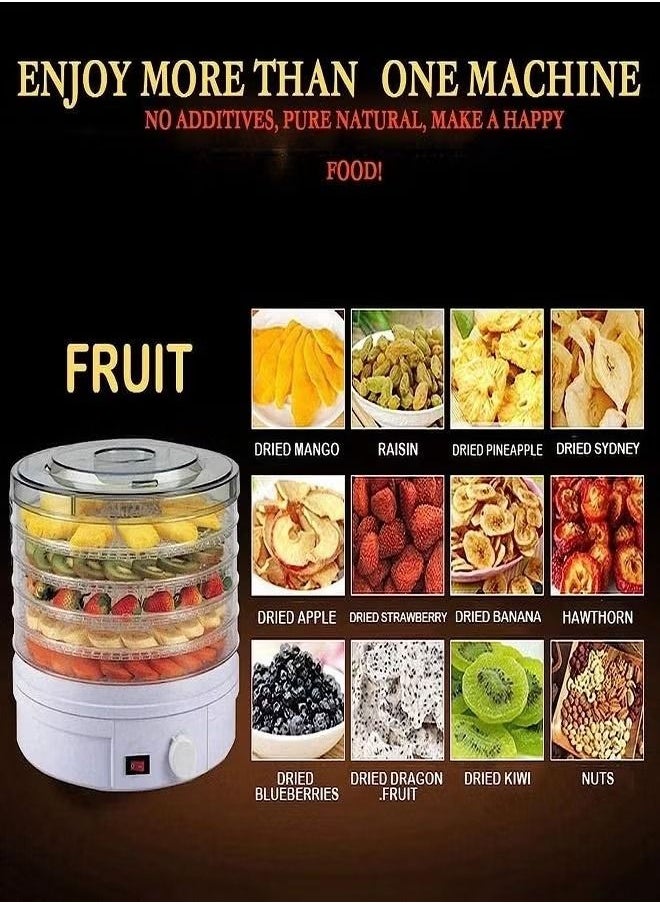 Generic - Dehydrators, 245 W Dried Fruit Machine, Small Transparent Dried Fruit Dryer, Food Dehydration Dryer, Meat, Meat, Food Dryer, Pet Food Dryer - Image 1
