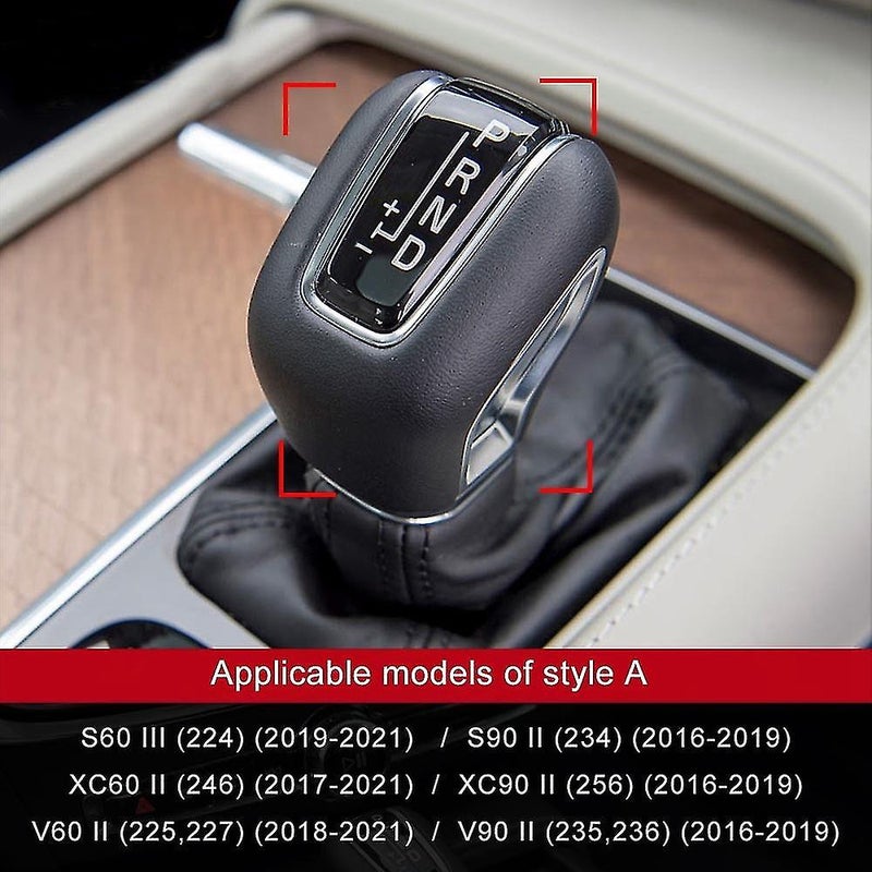 غطاء أزرار تحويل سرعات السيارة لفولفو Xc60 Xc90 S60 V60 S90 V90 S80 - Image 3