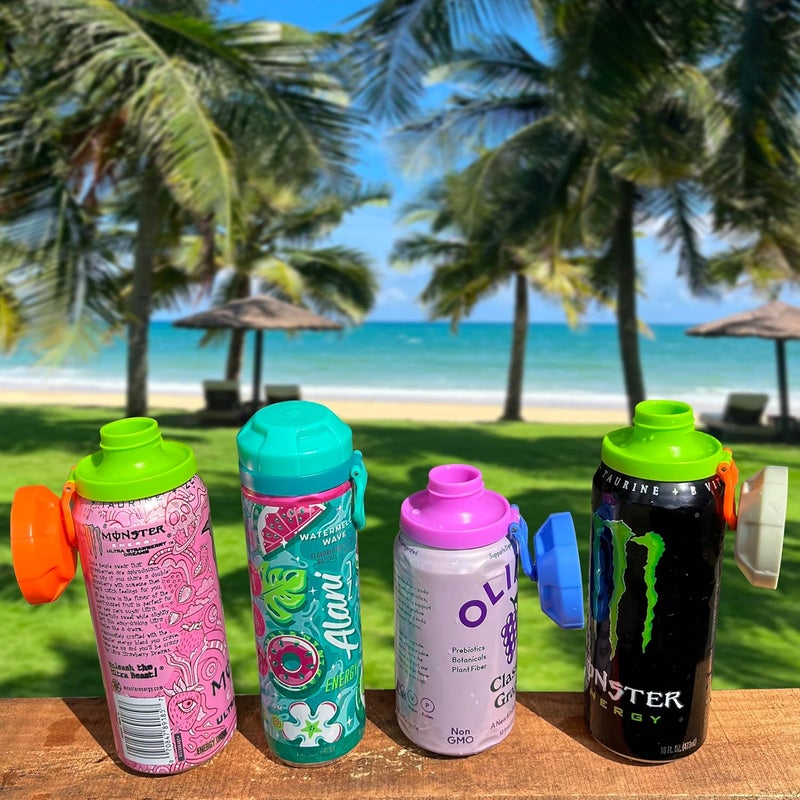 DIPESI 4 Pack Magnetic Soda Can Lids – Reusable Airtight Can Covers, BPA-Free, Easy to Use, Keep Drinks Fresh & Bug/Dust Free, Fits Standard Cans, Great for BBQ, Beach & Party. - Image 3