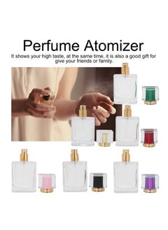 Sonew 6Pcs 50Ml Glass Empty Bottlerefillable Perfume Bottle Spray Bottle Perfume Atomizer Dispensersimple Design Empty Spray Bottles For Perfume For Home Travel And Salon Use  - Image 3