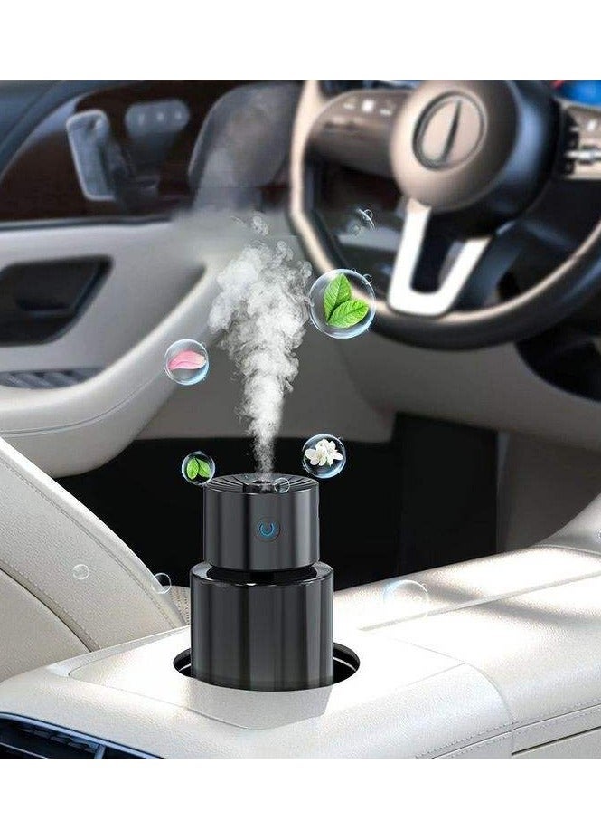 DIGI CORE Intelligent Car Diffuser Air Freshener, 140ml Rechargeable Waterless Aroma Diffuser with Starry Ambient Light, Smart Essential Oil Diffuser for Car, Home & Office, Nano Atomization & Long-Lasting Polymer Fragrance - Image 4