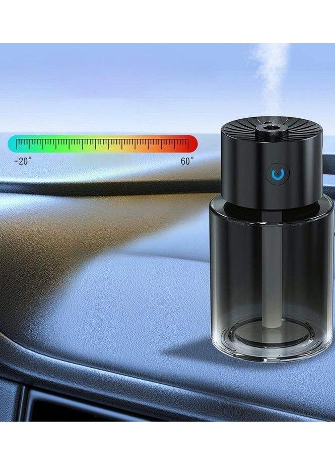 DIGI CORE Intelligent Car Diffuser Air Freshener, 140ml Rechargeable Waterless Aroma Diffuser with Starry Ambient Light, Smart Essential Oil Diffuser for Car, Home & Office, Nano Atomization & Long-Lasting Polymer Fragrance - Image 5