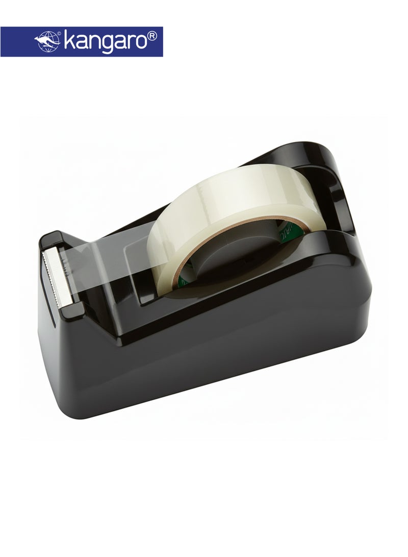 Kangaro Desktop Tape Dispenser with Anti-Skid Base, 18–24mm Heavy-Duty Tape Cutter - Image 2