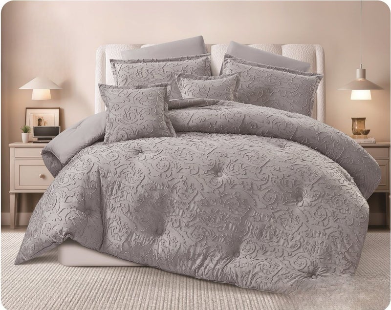 Double bed set, 6 pieces… Soft elegance that complements the luxury of your room
