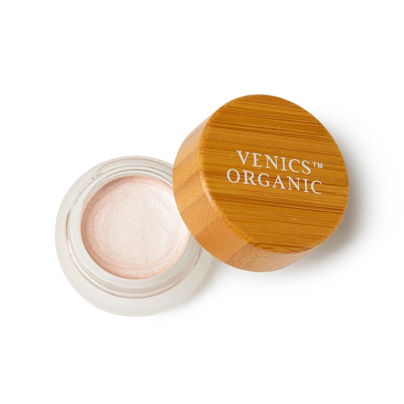 VENICS ORGANIC Diamond Glow Melted Organic Highlighter | 100% Natural, Vegan and Cruelty-Free | First Christmas (Sparkling rose gold) - Image 1