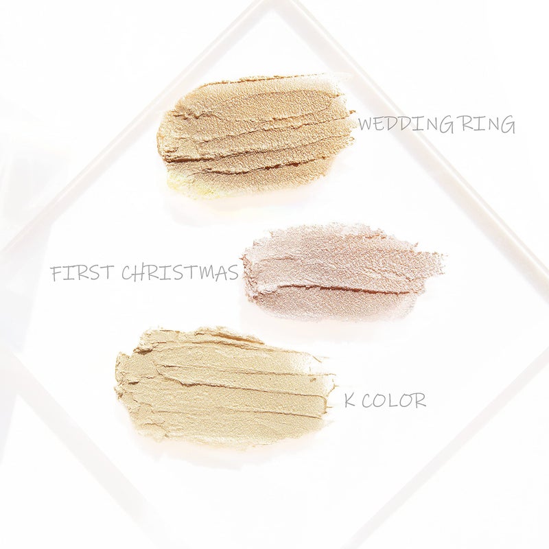 VENICS ORGANIC Diamond Glow Melted Organic Highlighter | 100% Natural, Vegan and Cruelty-Free | First Christmas (Sparkling rose gold) - Image 5