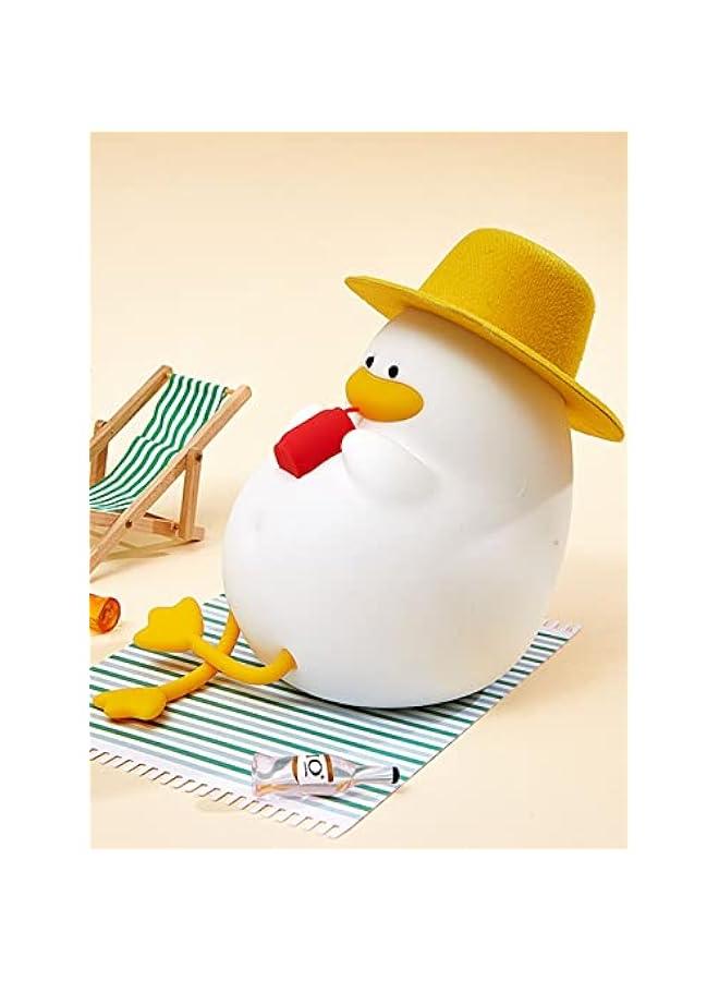 Happy Duck Premium Silicone Nightlight for Kids - Cute, Dimmable, and Soothing Bedtime Ambiance - Image 1