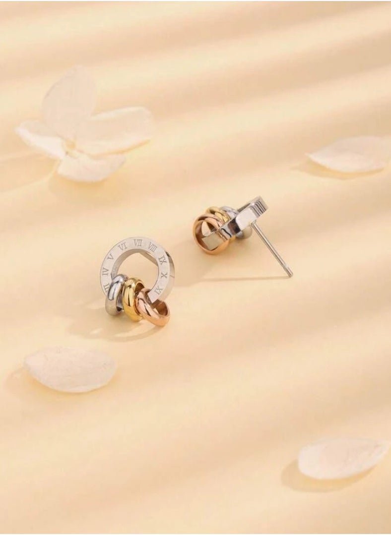 JewelryPalace - Elegant And Modern Stainless Steel Earring For Women - Image 1