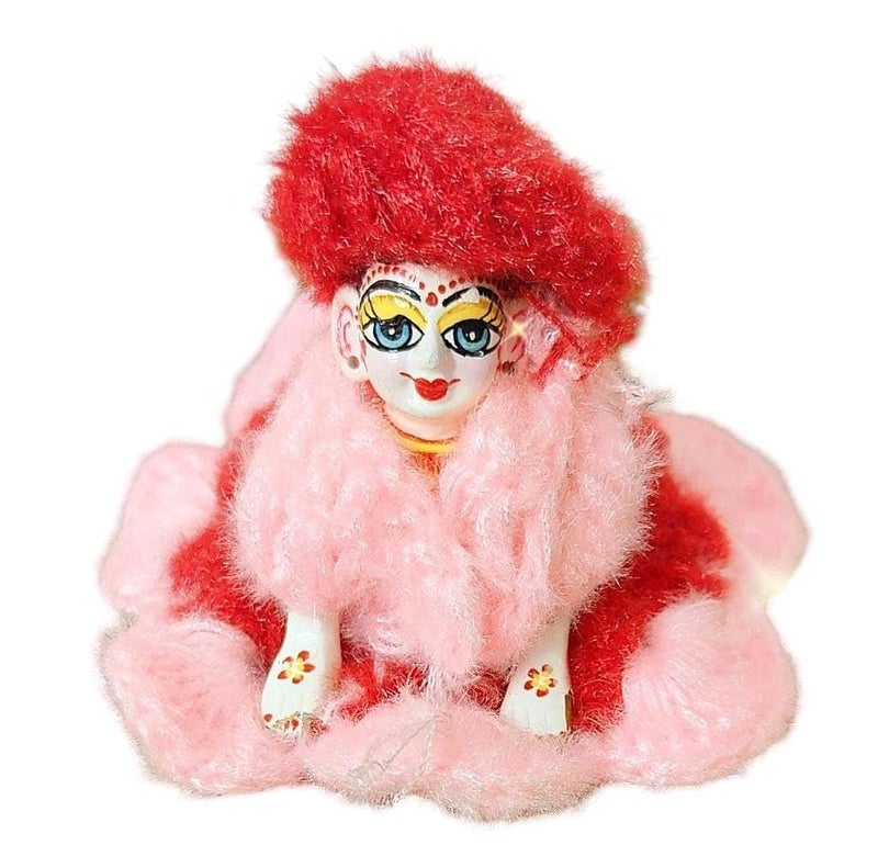 Partish Laddu Gopal Woolen Dress for Winters (Pack of 5, Random Colors and Designs) | Ladoo Gopal Winter Vastra | Kanha Ji Krishna Ji Poshak (Size 3, Woolen) - Image 2