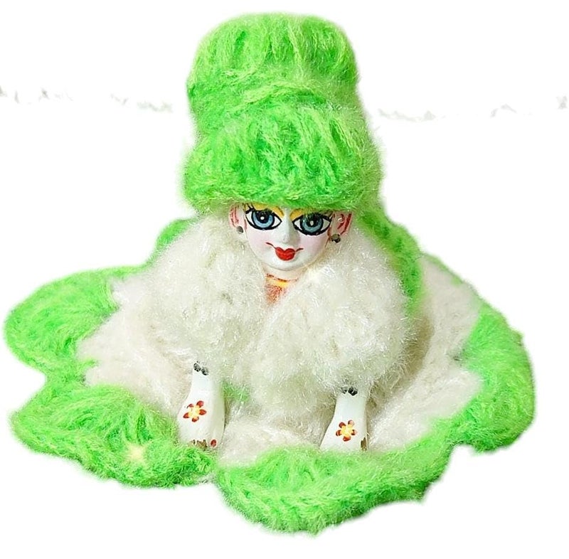 Partish Laddu Gopal Woolen Dress for Winters (Pack of 5, Random Colors and Designs) | Ladoo Gopal Winter Vastra | Kanha Ji Krishna Ji Poshak (Size 3, Woolen) - Image 3