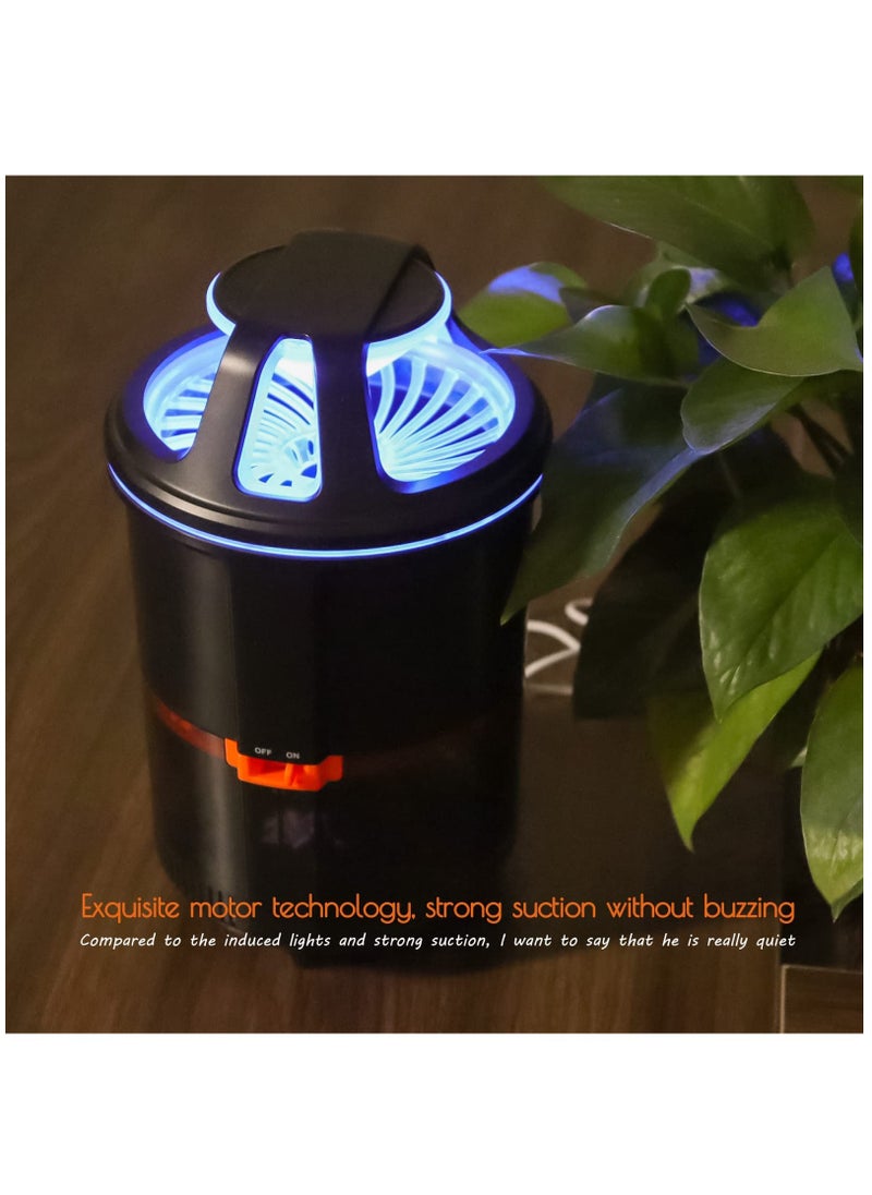 KASTWAVE Insect Trap, Electric Mosquito Catcher Killer for Gnat Moth Fruit Flies Mosquito Bug Catcher with UV Light Fan Indoor Fruit Fly Trap(Black)  - Image 5
