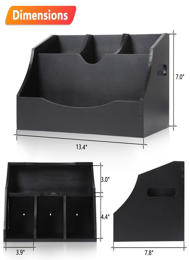Innovation Utensil Holder Kitchen Utensil Organizer with Handle,Black - Image 5