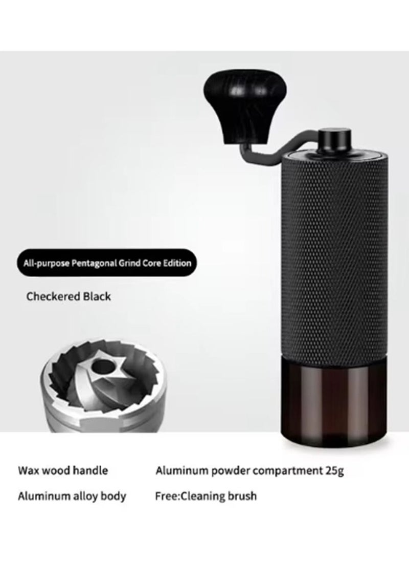 Portable Manual Coffee Grinder Black