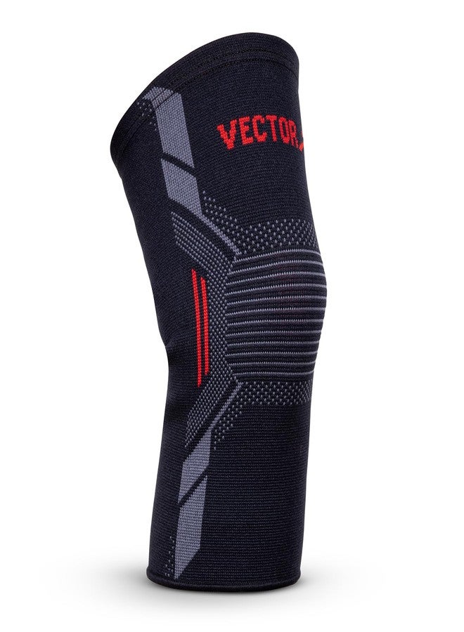 فيكتور أكس زوج من واقيات الركبة المرنة Vector X Fit Pro / دعامة الركبة لتخفيف آلام الركبة للرجال والنساء، دعم الركبة للياقة البدنية، ورفع الأثقال، والرفعة المميتة، والقرفصاء (متعدد الألوان، المقاس: صغير) - Image 2