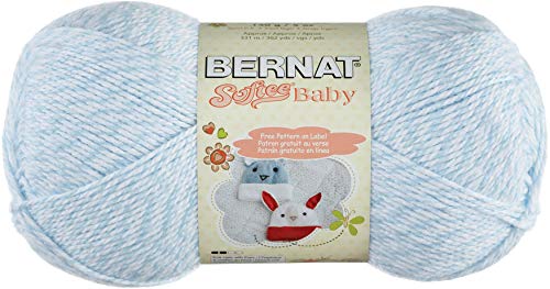 Bernat Softee Baby Yarn, 5 oz, Gauge 3 Light, Baby Denim Marl - Image 2