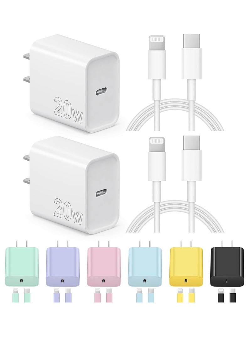 ELTRAZONE "20W USB-C Wall Charger with 6FT Super Fast Charging Cable – Compatible with iPhone 14/14 Pro Max/13/13 Pro/12/12 Pro/11, and iPad" - Image 1