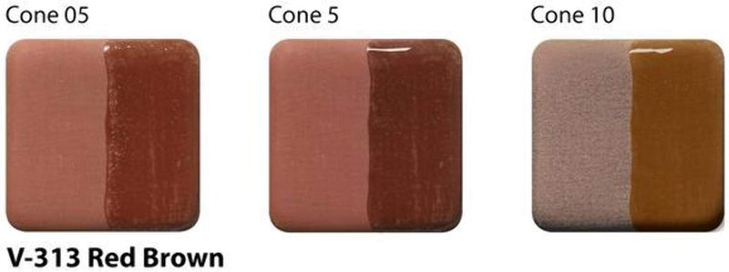Amaco Velvet Underglaze  Red Brown V313  2oz Jar - Image 2