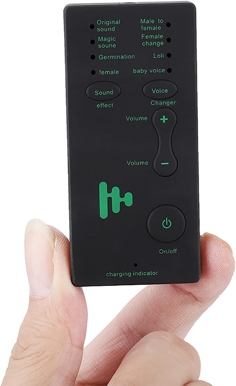 كلاراكو جهاز تغيير الصوت، جهاز تغيير صوت صغير محمول للبث المباشر، بطاقة صوتية للهاتف المحمول والكمبيوتر الشخصي (النسخة الإنجليزية)، مجموعات ألعاب، بطاقة صوتية، آلة تأثيرات صوتية للأطفال والأصدقاء - Image 1