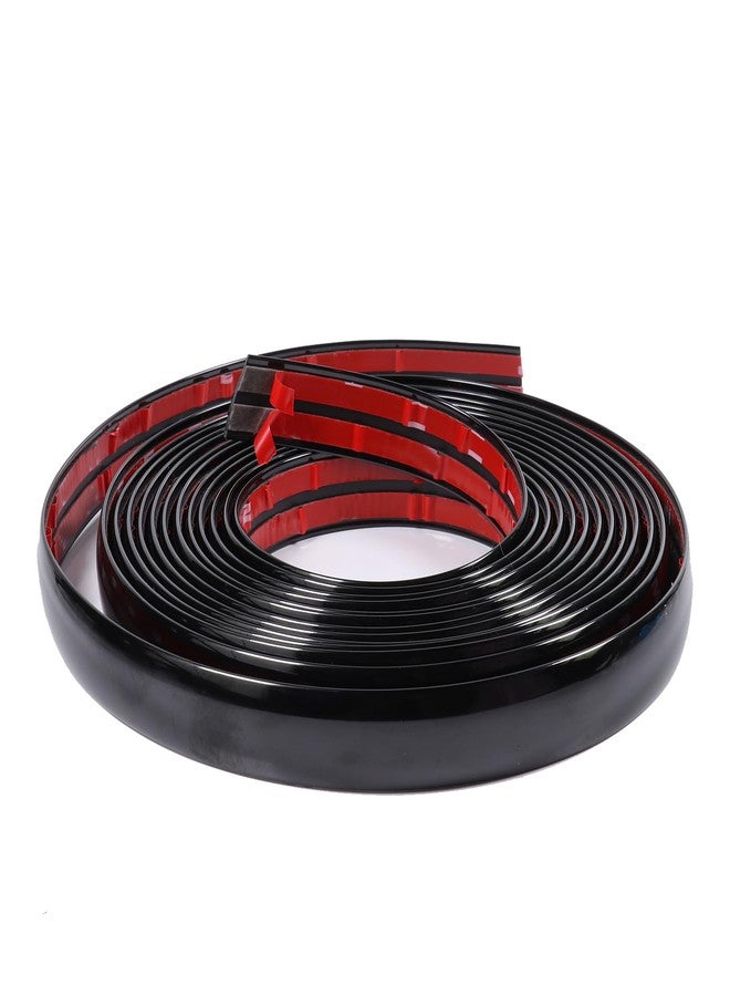 Car Elements Car Element 1"(25mm) Automotive Trim Molding Glossy Black 25Ft Universal Side Body Molding(Self Adhesive) for All Vehicles Exterior Interior Door Window Bumper Scratch-Proof Decorative UV Protected - Image 3