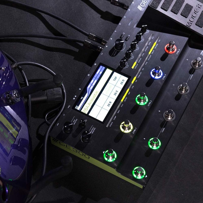MOOER GE300 Amp Modelling Multi Effects Guitar Synth Pedal - Image 5