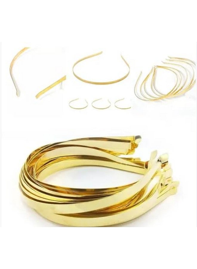 needs collection Needs Plain Metal Hairbands, 50 Pack, Gold Color - Image 3