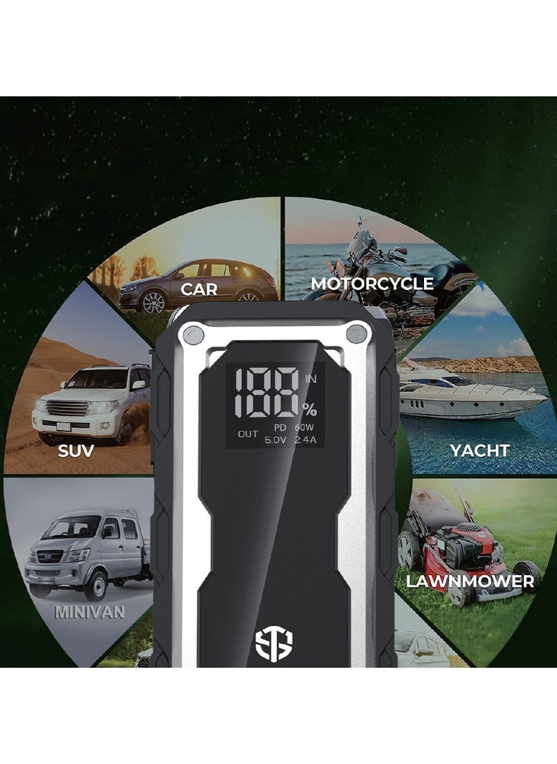 Toby's - Toby's X15 16000mAh and 59.2WH Power Bank Powerful Jump Starter - Image 1