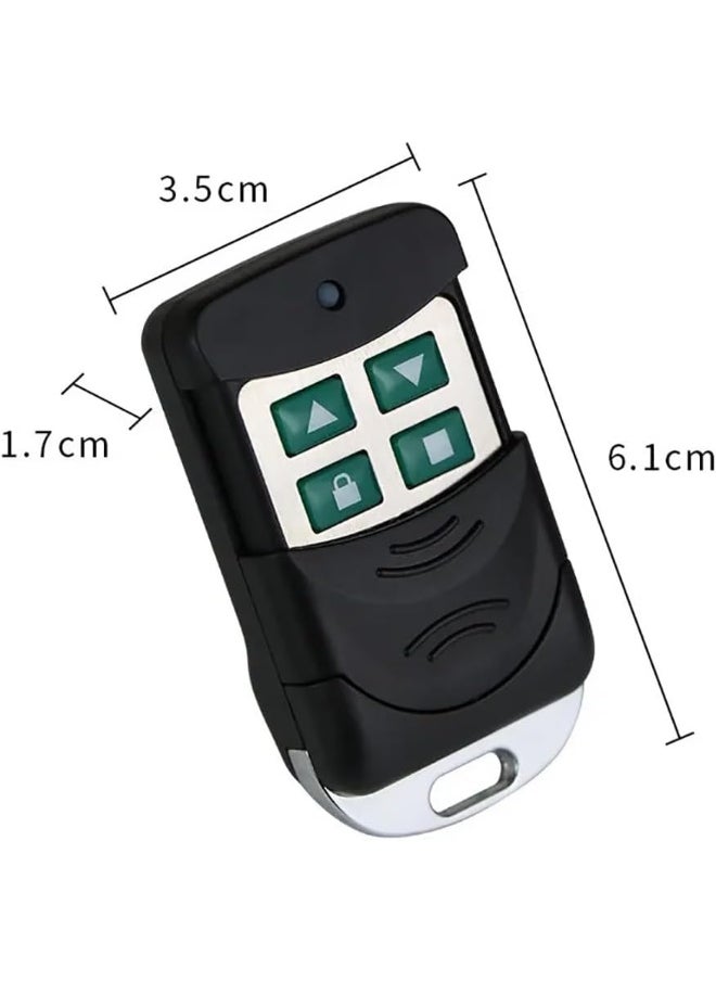 Rubik Rubik Garage Door Remote Control 433Mhz, Clone Copy Parking Barrier and Automatic Doors Key Fob, 4 Channel Universal Copier Duplicator Clonner  - Image 2