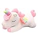 hitoshe Unicorn Stuffed Animal Soft Unicorn Plush Hugging Pillow Toy Gifts for Kids White 157 in - Image 4