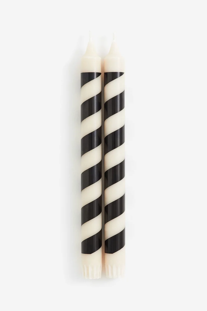 اتش اند ام 2-Pack Candy Cane Candles