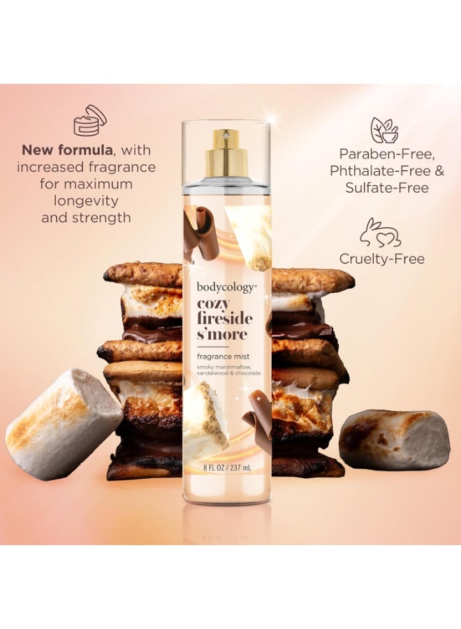 Bodycology Bodycology Long-Lasting Fragrance Body Mist, Cozy Fireside S'more, 8 fl oz - Image 1