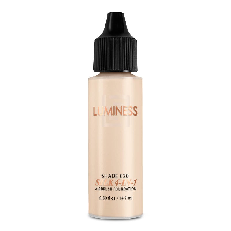 Luminess Air Silk 4In1 Airbrush Foundation Foundation Shade 020 5 Fl Oz  Sheer to Medium Coverage  AntiAging Formula Hydrates and Moisturizes  Professional Makeup Kit for Cordless Air Brush