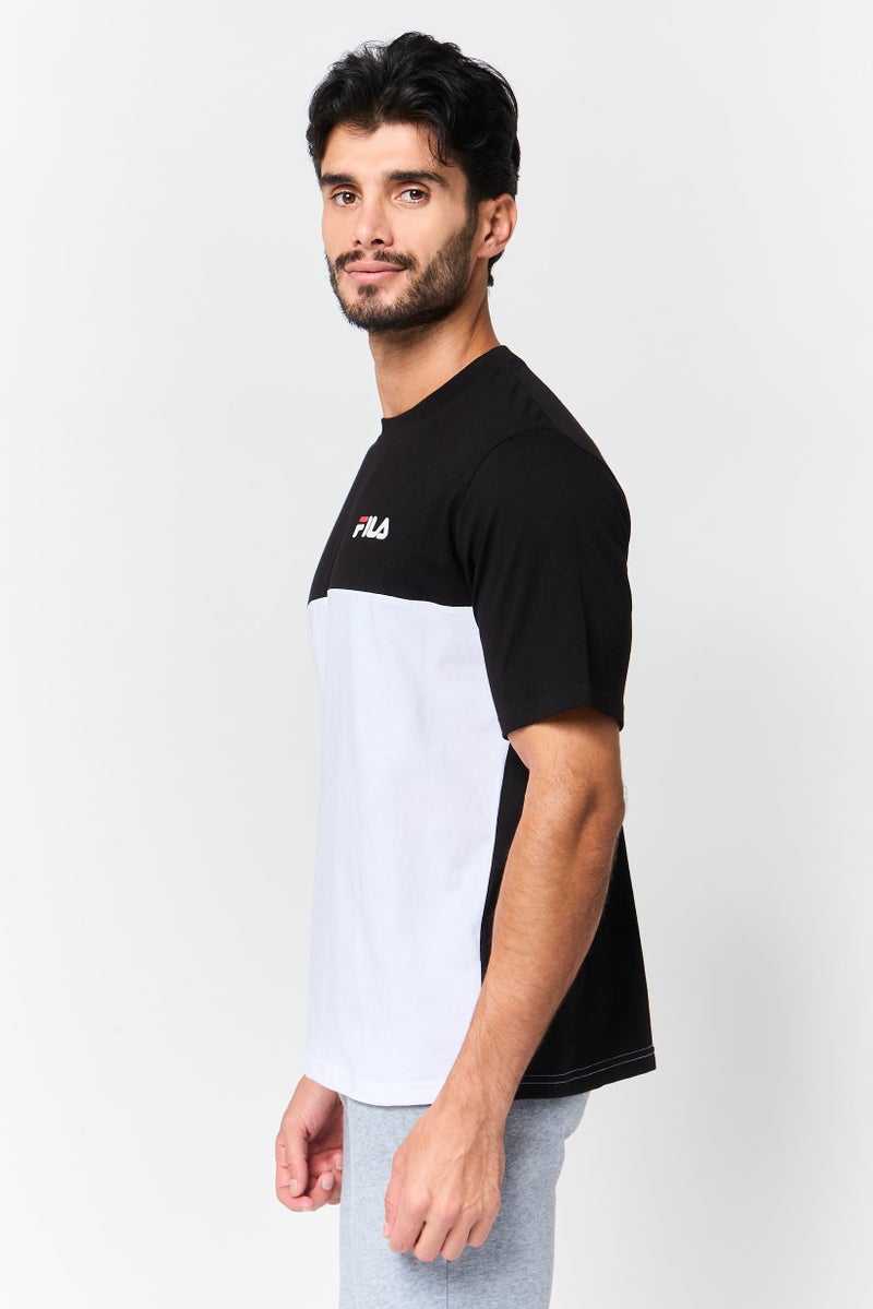 FILA Men Sportswear Fit Short Sleeve Outdoor T-shirt, Multicolor - Image 4