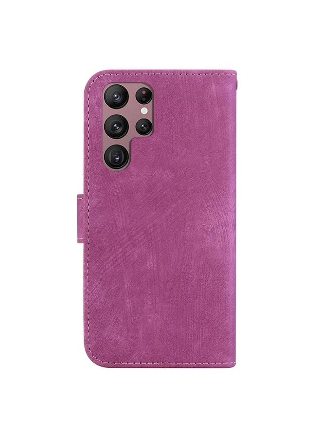 S-TOP Case For Samsung Galaxy S22 Ultra 5G Little Tiger Embossed Leather Phone Case - Image 3