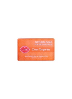 Lume Natural Soap For Face And Body Free From Parabens Phthalates And Artificial Dyes Hypoallergenic And Safe For Sensitive Skin Single Bar (Clean Tangerine)  - Image 2