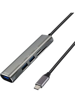 نيبمينينت موزع USB 5 في 1 طراز T325 رمادي فضي  - Image 1