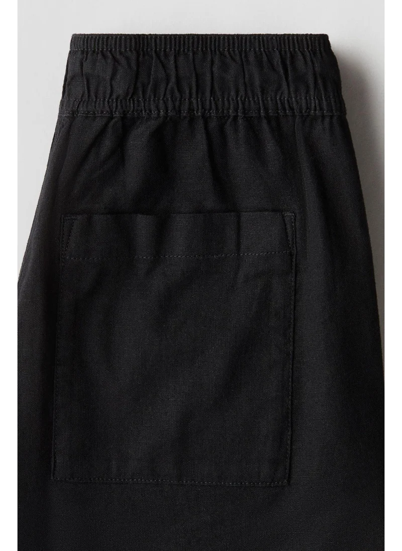 H&M Linen-blend trousers