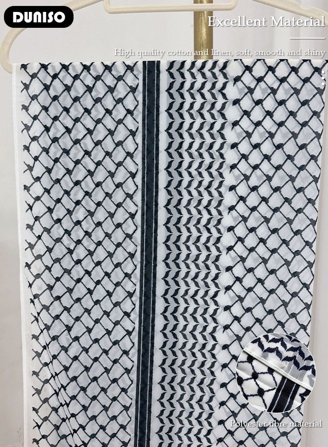 DUNISO Women's Hijab, Stylish and Comfortable Hijab Scarfs, Stretchy, Very Comfy & Good for Everyday Use, High Quality Polyester Satin Silk Hijab Doesn't Need a Pin - Image 2