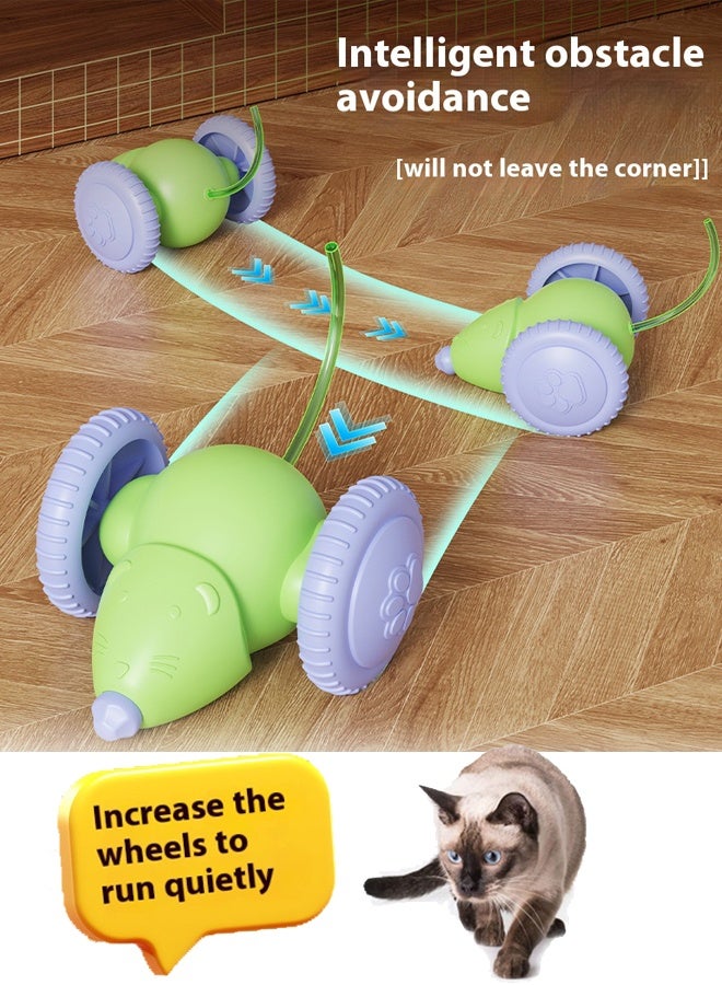 Smart Electric Cat Toy, Kitten Toys for Indoor,Interactive Mouse Toy, Kitten Toys,Interactive Toy, Automatic Toy,Silent Cat Toy with LED Lights,Auto On/Off,USB Rechargeable - Image 5