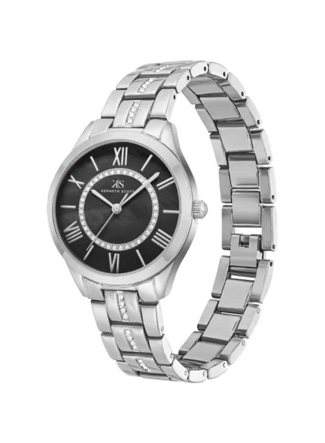 KENNETH SCOTT Alloy Analog Watch K23510-SBSB - 33 mm