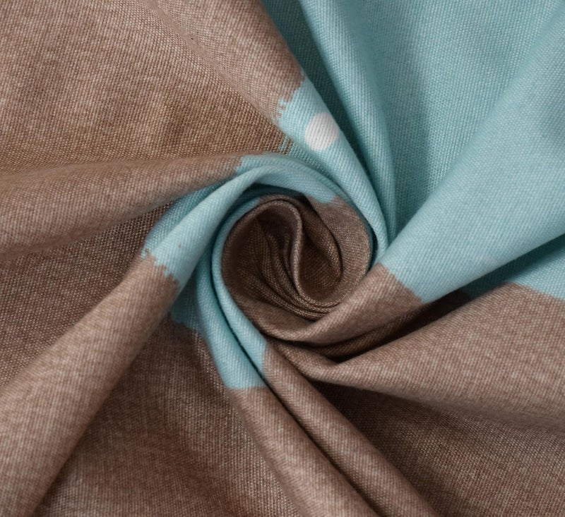 Prince Handloom Cotton Feel Glace Cotton Elastic Fitted Printed King Size Double Bed Bedsheet with 2 Pillow for Kids Room Coverm Fits Upto 8 inches MattressSize 72x78x10 Inches Coffee  - Image 4
