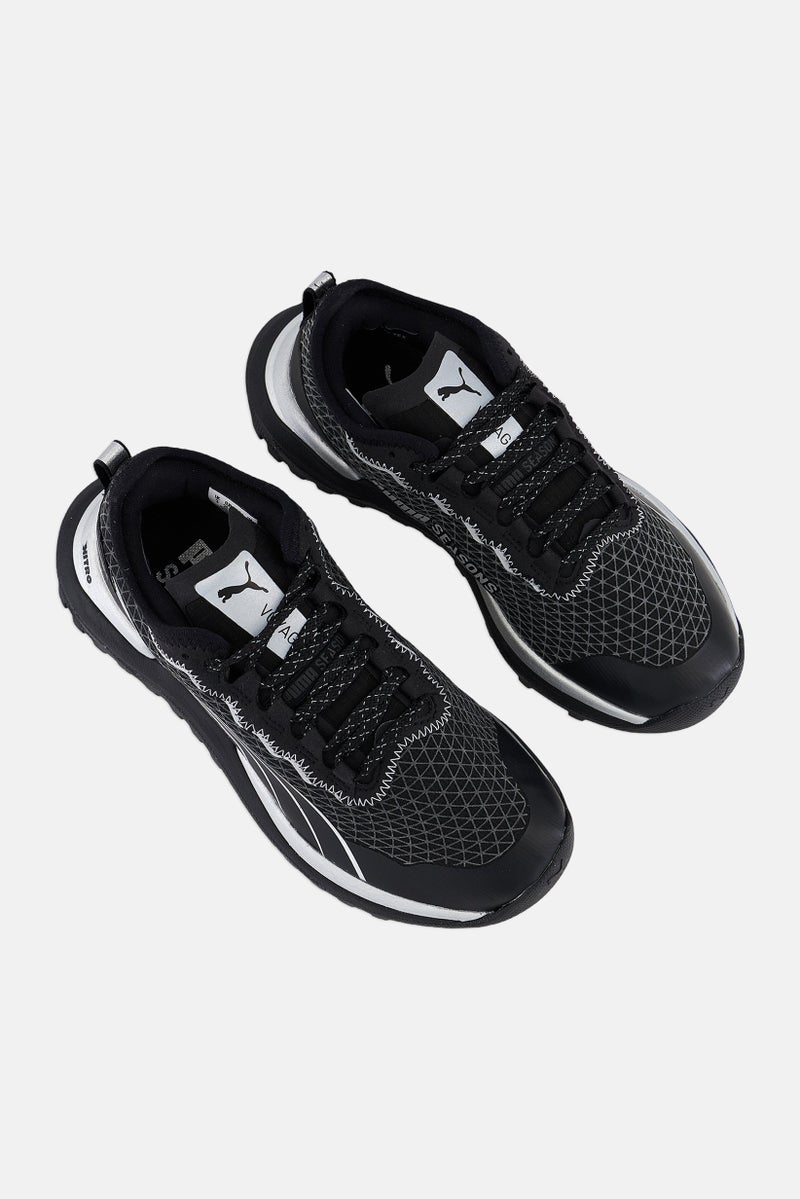 PUMA Women Voyage Nitro 2 Gtx Lace Up Running Shoes, Black - Image 4